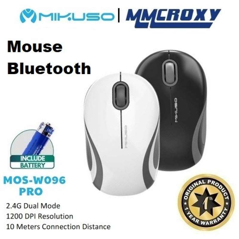 Promo Mikuso Mos-w096 Pro Dual Mode Bluetooth+2.4g Wireless Mouse ...