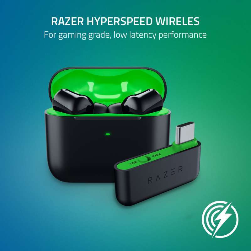 Green Razer Xbox Jual Razer Hammerhead Hyperspeed Xbox - Black / Green - True Wireless ...