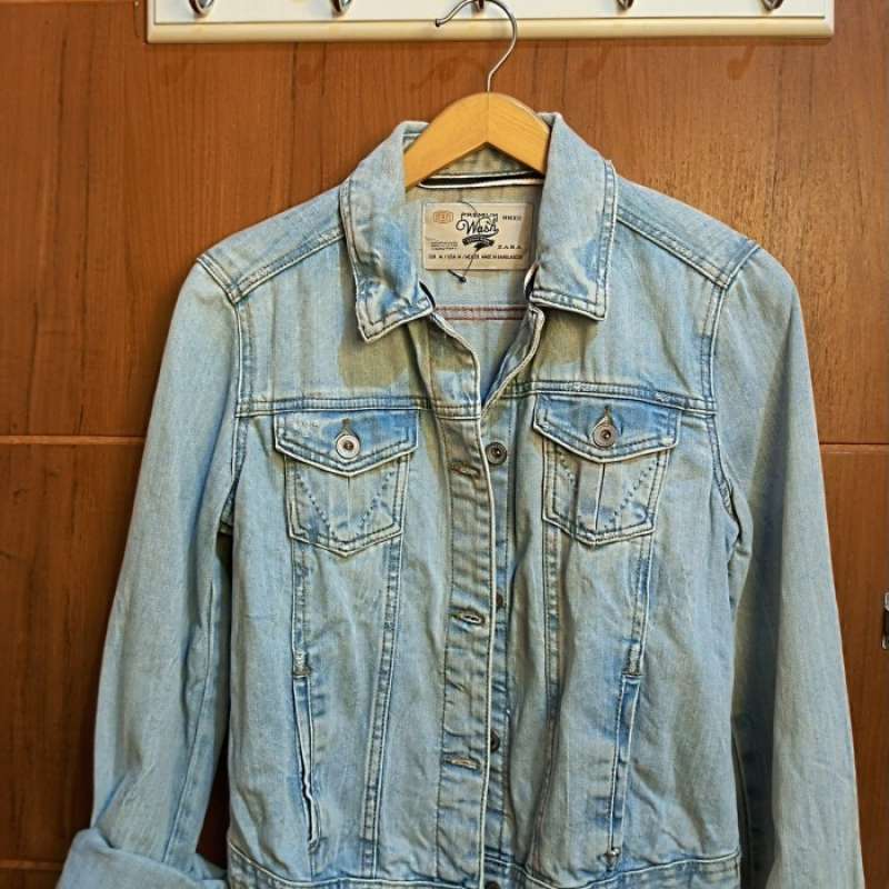 Jaket jeans zara store