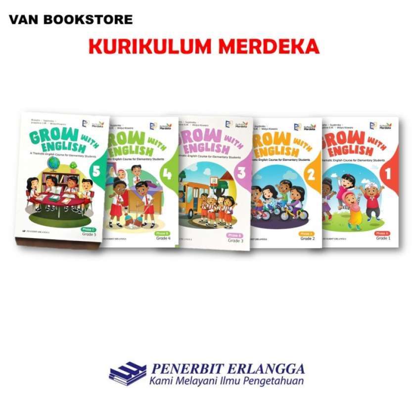 Promo Grow With English Sd Kelas 1 2 3 4 5 6 - Kurikulum Merdeka Diskon ...