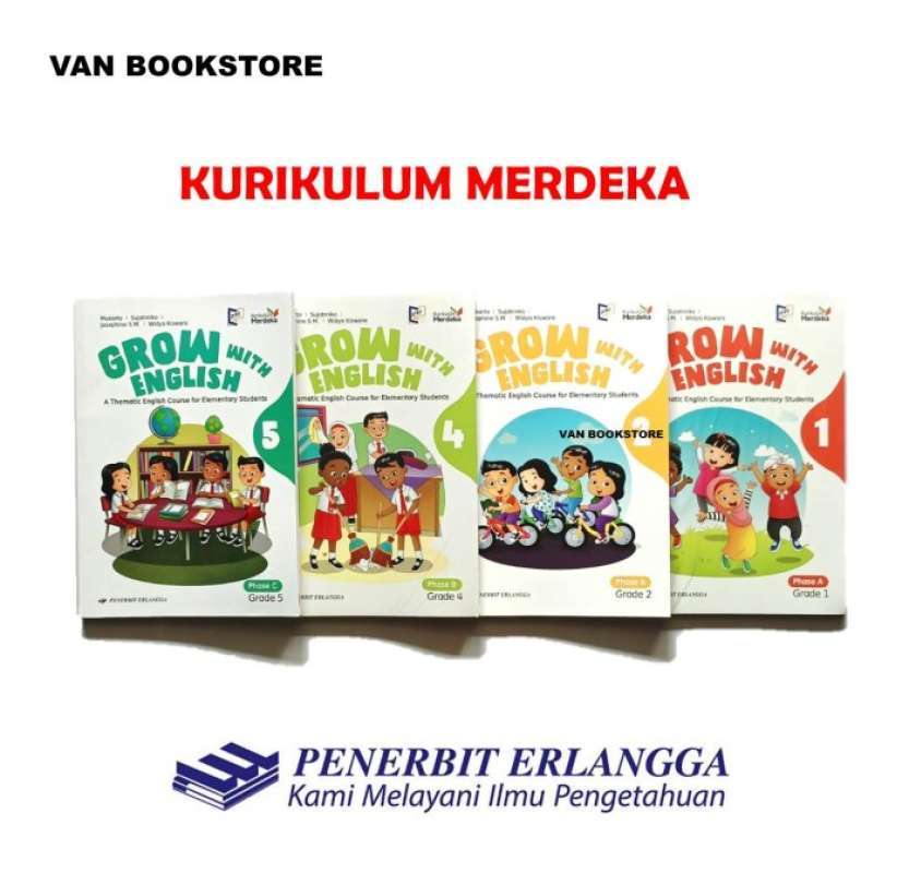Promo Grow With English Sd Kelas 1 2 3 4 5 6 - Kurikulum Merdeka Diskon ...