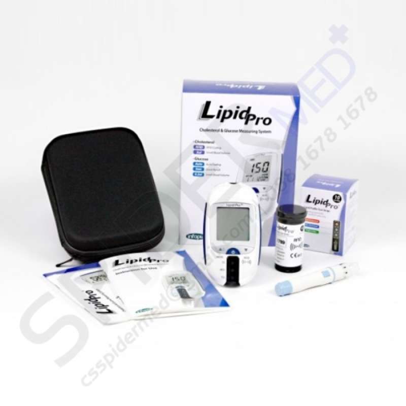 Promo Paket Lipid Pro Alat Cek Lipid Kolestrol Total, Hdl, Ldl ...