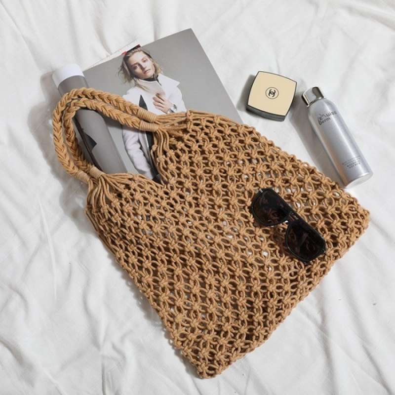 Jual Tc-59 Tas Jinjing Belanja Jerami Straw Rami Etnik Tradisional ...