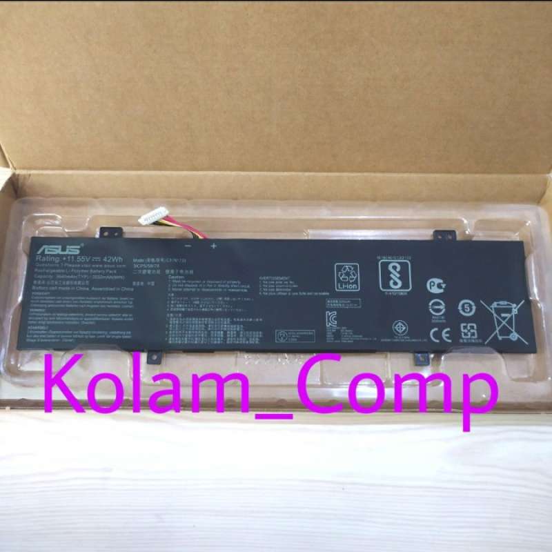 K KYUER 42Wh C31N1733 Laptop Battery for Asus VivoBook Flip 14 TP412 TP412UA TP412FA TP412UA-EC039T EC059T EC036T EC053T EC089T EC069T EC141T EC207T EC249T TP412FA-EC707T EC326T EC756T EC757T EC752T