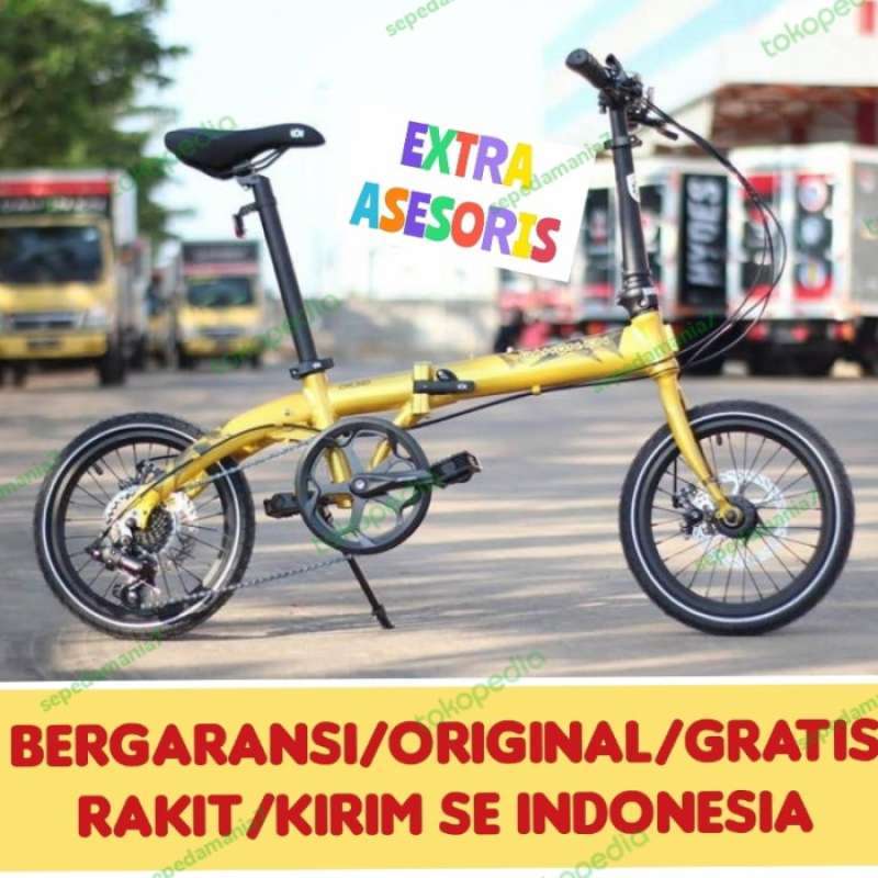 Jual Sepeda Lipat 16 Dahon Ion Chicago 8 Speed Original Garansi 5 Tahun Di Seller Harsastore Tugu Selatan Kota Jakarta Utara Blibli