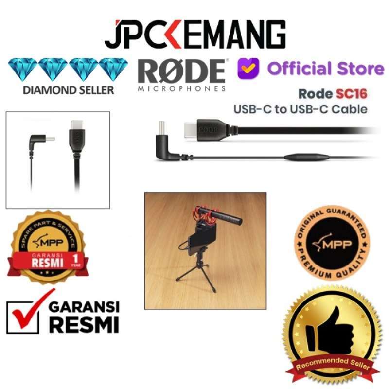 Jual Rode Sc16 Usb C To Usb C Cable Rode Sc 16 Kabel Usb Type C To Type ...