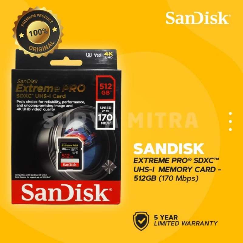 Jual Sandisk Extreme Pro Sdxc 512gb 170mb Di Seller Circlet ...