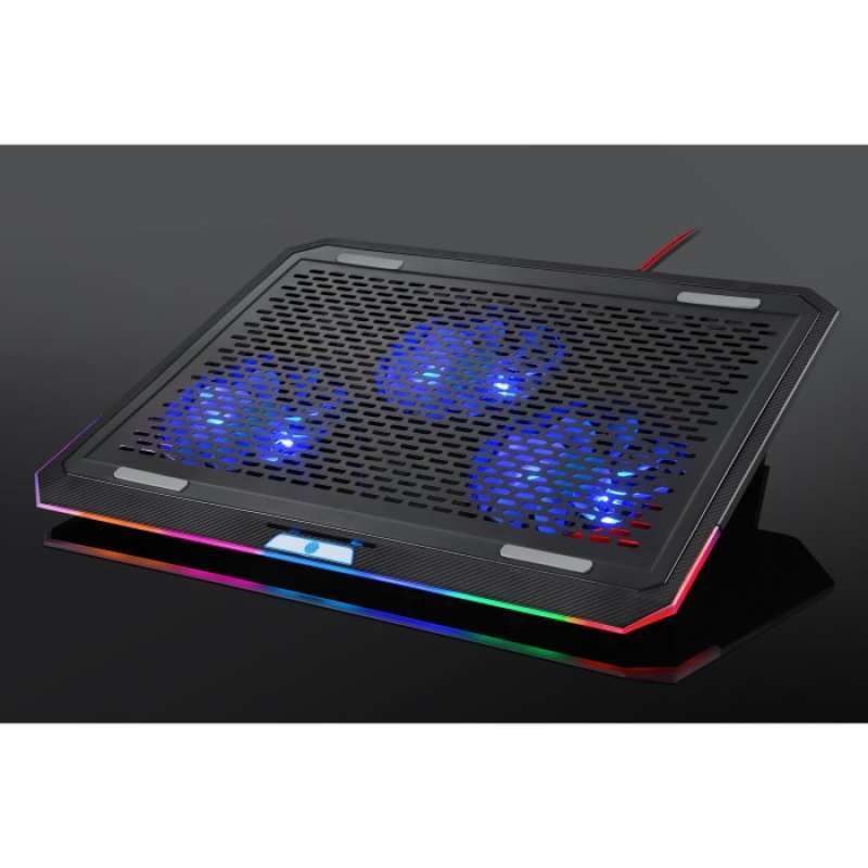 Promo Cooling Pad Gaming Rgb Coldplayer Gx80 Touch Screen For 17 Inch ...