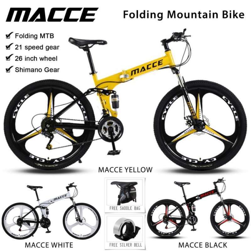 Macce 26 folding mountain bike hot sale