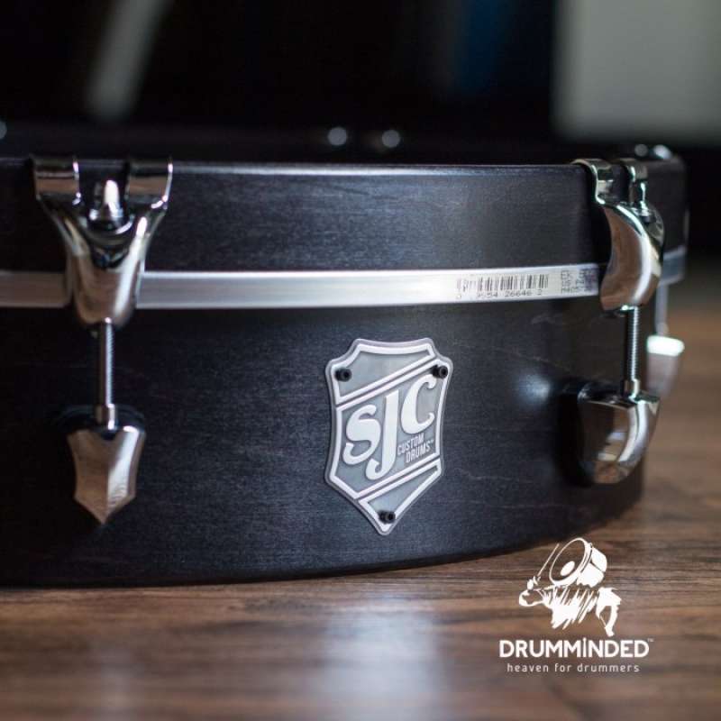 Jual Sjc Gong Drum Ufo Black Satin Stain 20x4 Chrome Hardware Di