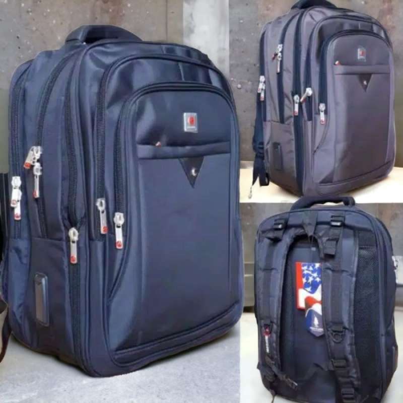 Jual Polo Classic 16802 / 16804 Tas Ransel Laptop Jumbo 20 Inch ...