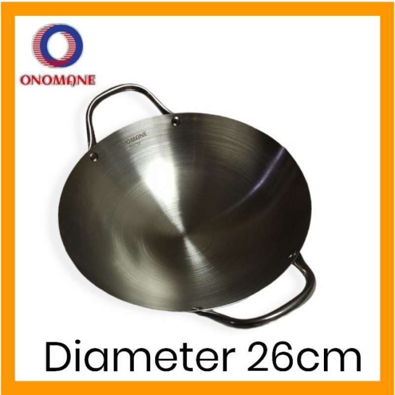 Promo Kuali Stainless Steel Onomane Katel Ukuran 26cm Diskon 23% Di ...