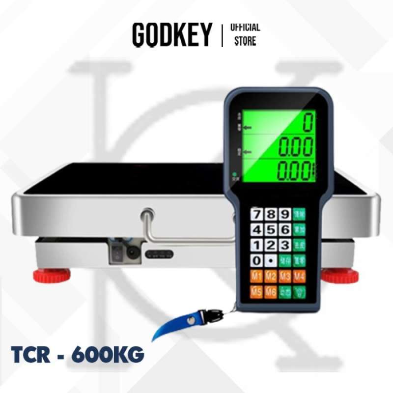 Promo Timbangan Tcr 600 Kg Digital Duduk Wireless Platform Scale 600kg ...