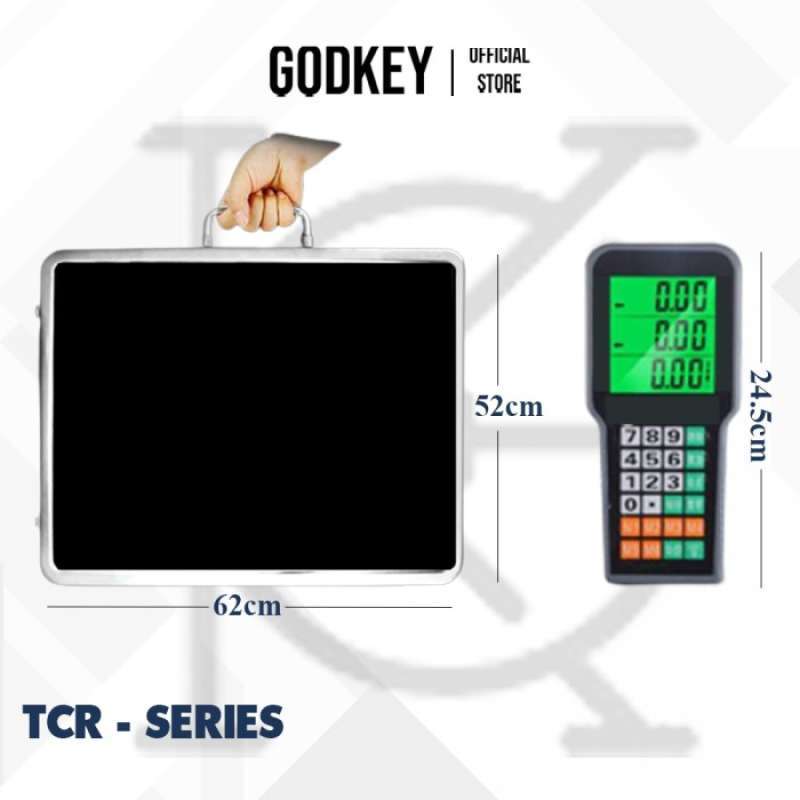 Promo Timbangan Tcr 600 Kg Digital Duduk Wireless Platform Scale 600kg ...