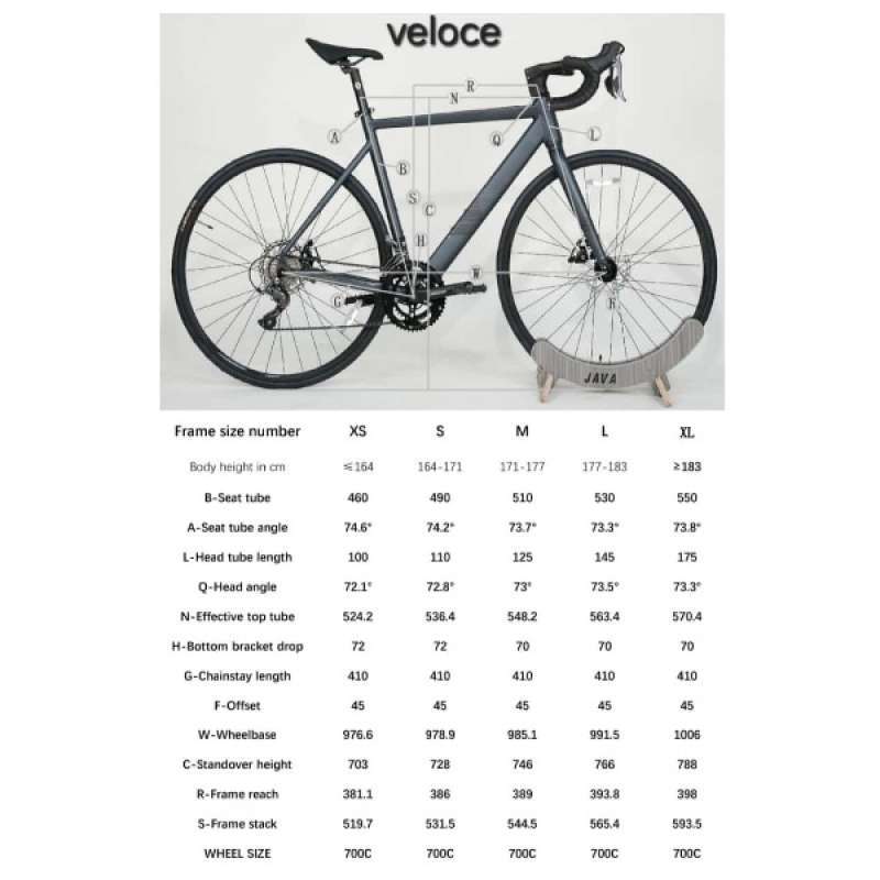 Jual Java Sepeda Balap Veloce 700c Hydraulic Disc Brake | Frame Alloy ...