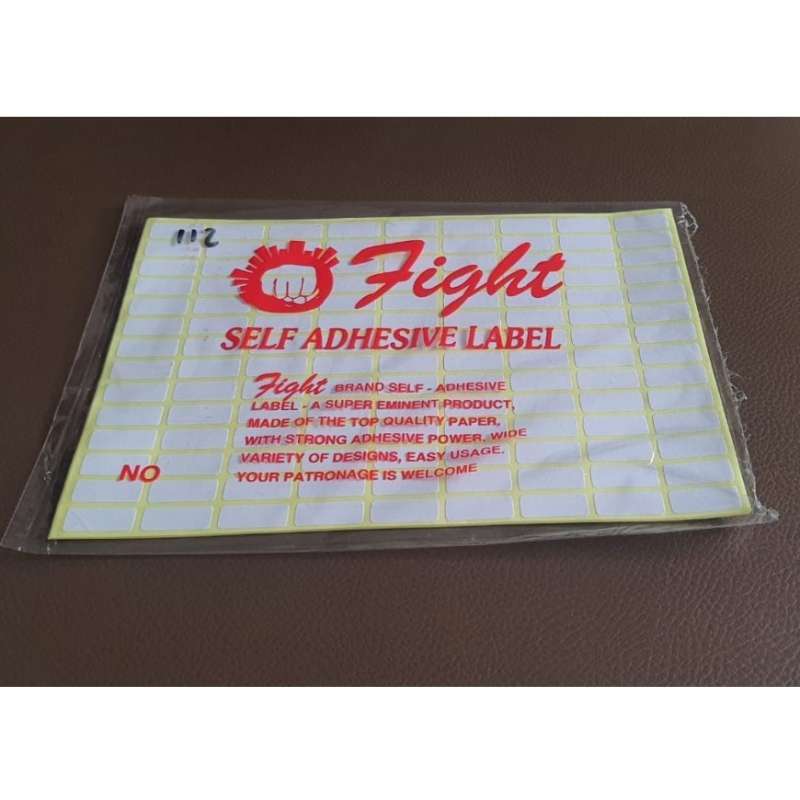 Sticker Label No. 99 Promo Label Fight No. 99 / Kertas Stiker Nama Undangan Harga / Self ...