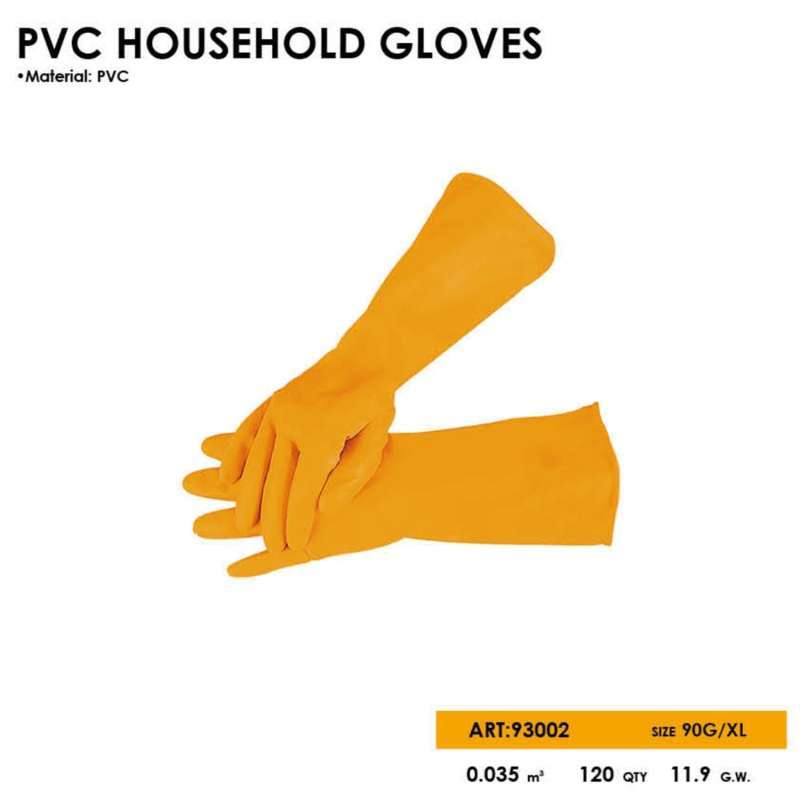 DINGQI Sarung Tangan Karet Rubber Glove PVC Household Gloves 93001 93002  93003