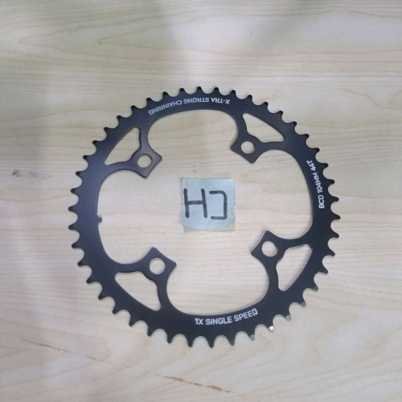 Jual Chainring Strummer Cw7 Bcd 104 44t 1x Single Speed Hitam Bmx