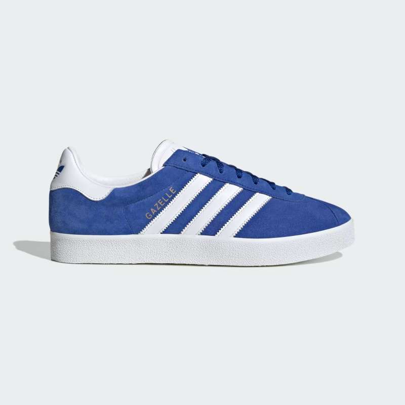 Sepatu Sneakers Pria Adidas Gazelle 85 Blue White Gold (IG0456) Original