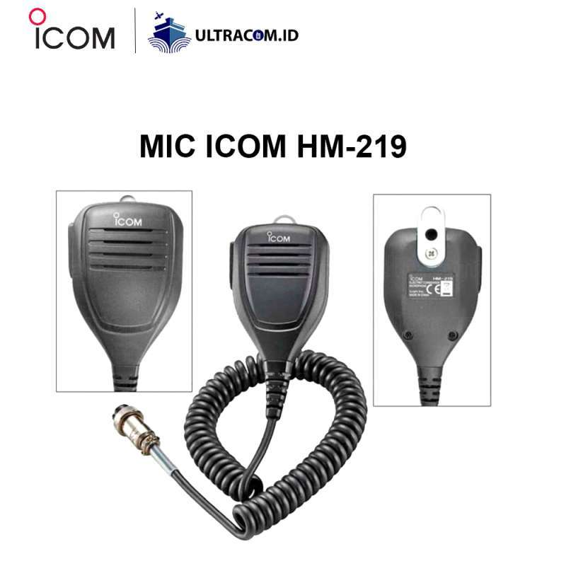 ＩＣＯＭ　ハンドマイクＨＭ－２１９　新品未使用 iCOM（HM-219）アップダウンスイッチ付ハンドマイクロホン - メルカリ