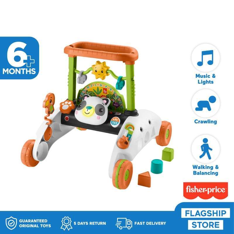 Jual Fisher Price Baby Toddler Toy 2-sided Steady Speed Panda