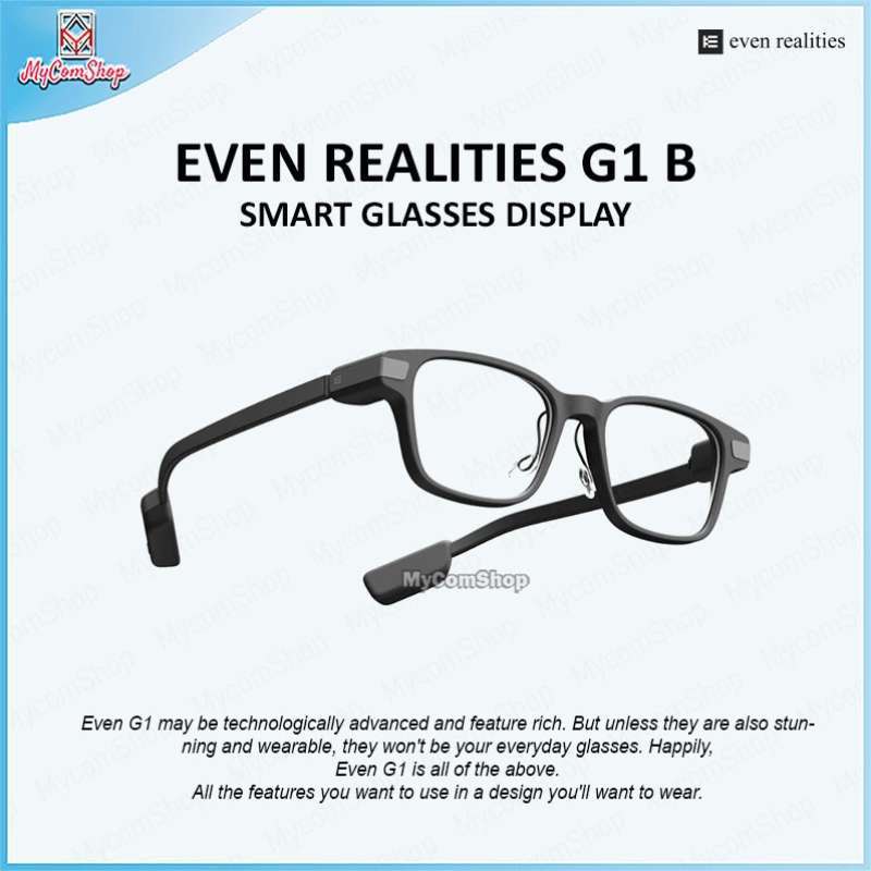 中古】Even G1 A スマートグラス 度なしグレー Even Realities G1