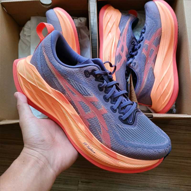 Jual Asics Superblast 2 Greyish Purple Coral Reef || Brown  display picture 1