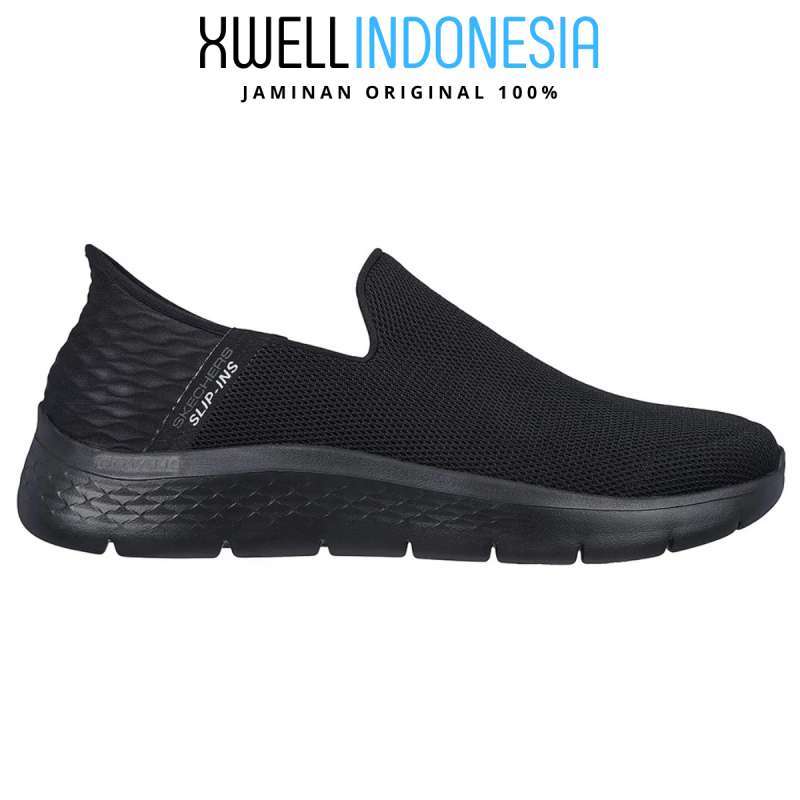 Skechers Slip Ins Go Walk Flex Black Men Work Shoes ORIGINAL 216491BBK