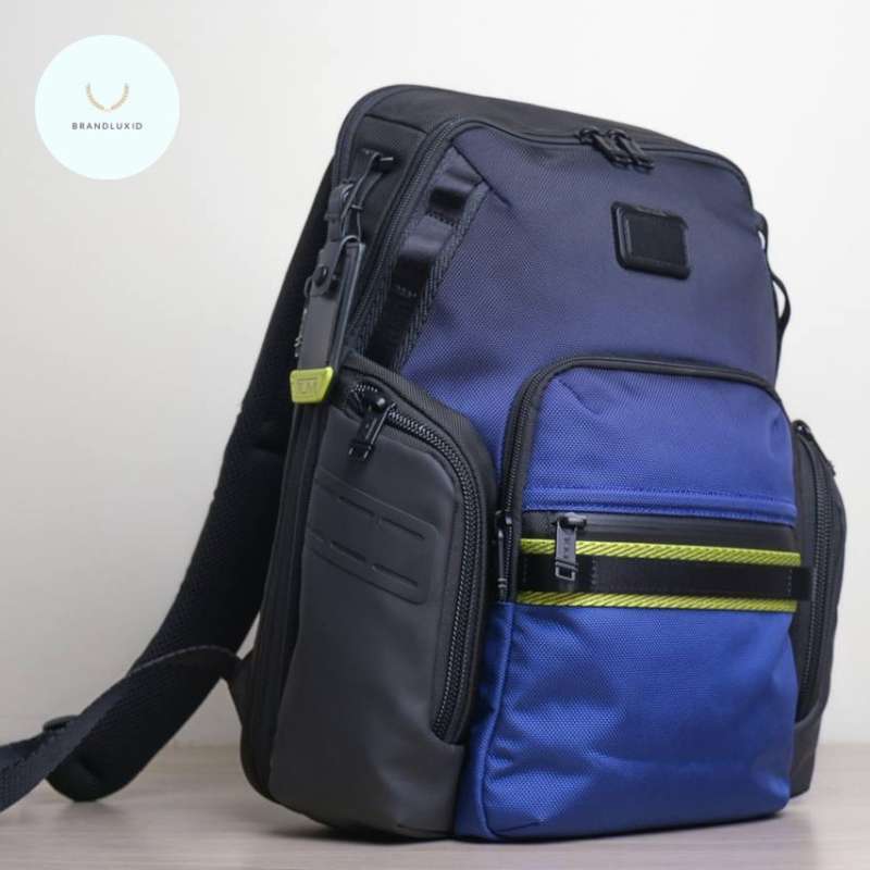 Tumi Alpha Bravo Navigation Backpack Royal Blue Ombre