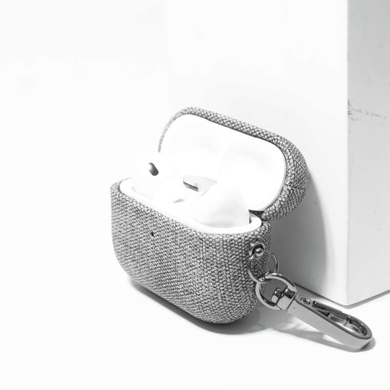 BASAIN Case Apple AirPods Pro Gen Canvas Silicone Cover Casing