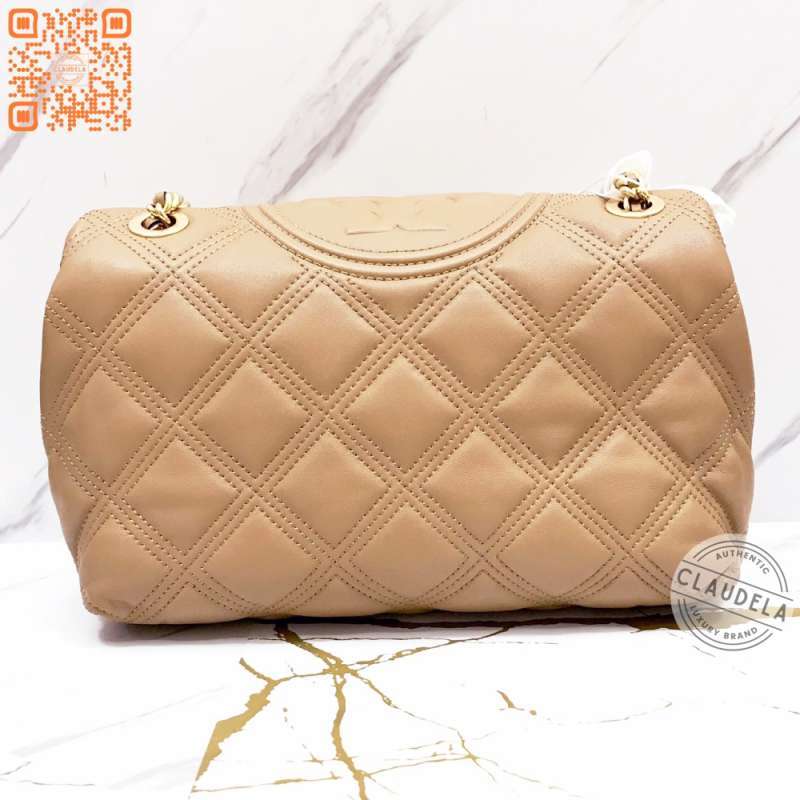 TORY Burch Soft Fleming Medium Convertible Shoulder Bag in Tiramisu