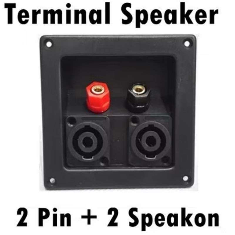 Jual Terminal Box Speaker Biding Socket Speakon Terminal