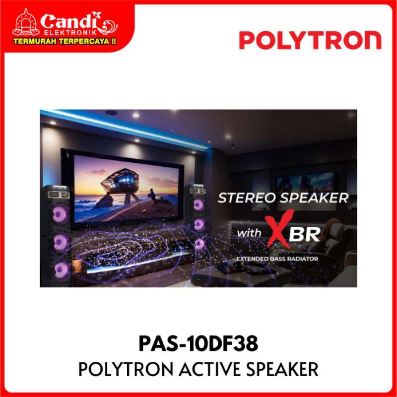Jual Polytron Active Speaker Triple Woofer Pas-10df38 Di Seller Candi ...