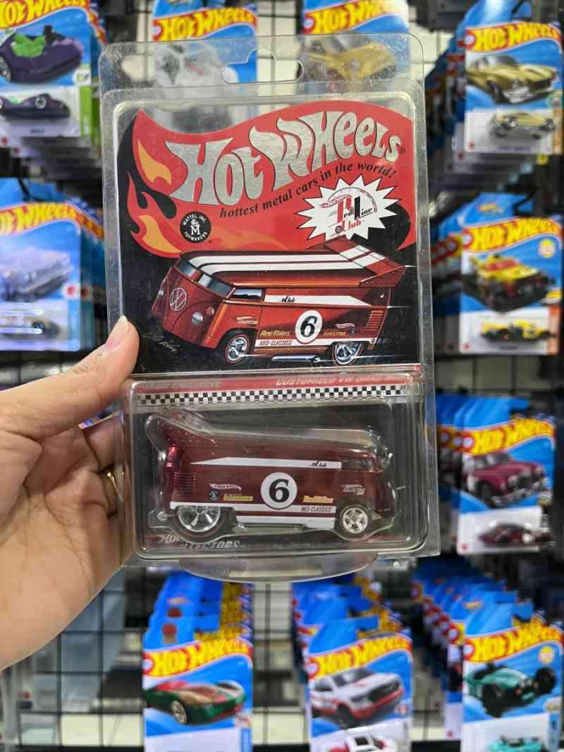 Jual Hotwheels Rlc Customized Vw Drag Bus Merah 06 Holo