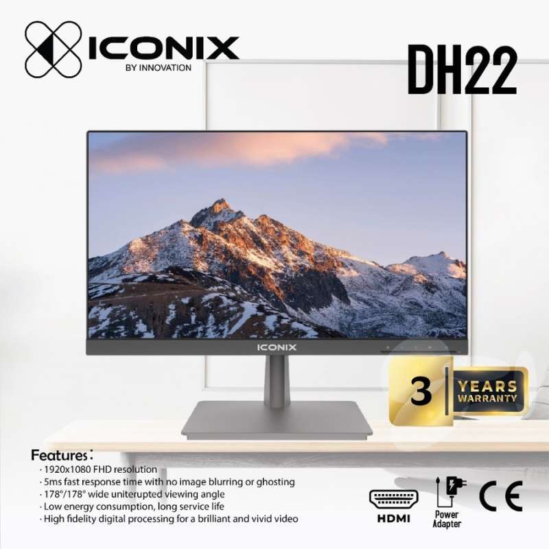 Jual Iconix Dh22 Monitor Led 22 Inch 75hz Resmi Di Seller Foursquare ...