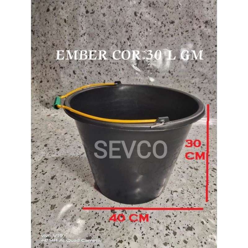Jual Ember Cor Hitam 26l Gm, 30l Gm / Ember Karet / Ember Timba ...