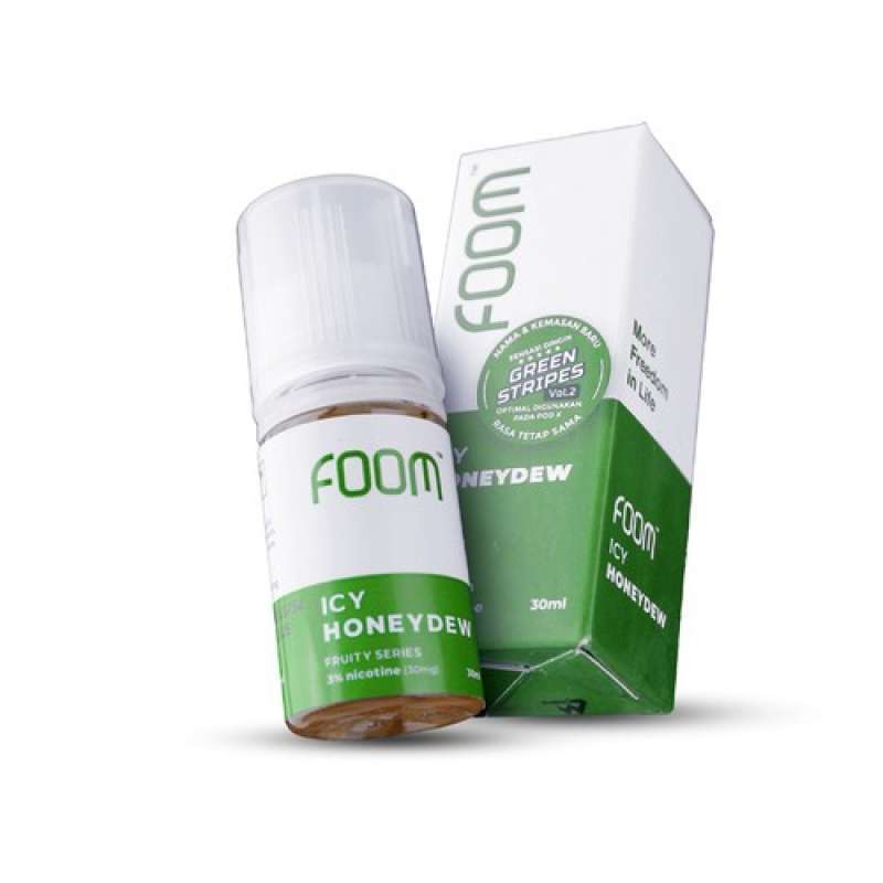 FOOM ICY HONEYDEW 30ML BY FOOM |LIQUID SALTNIC DINGIN | FRUITY SERIES