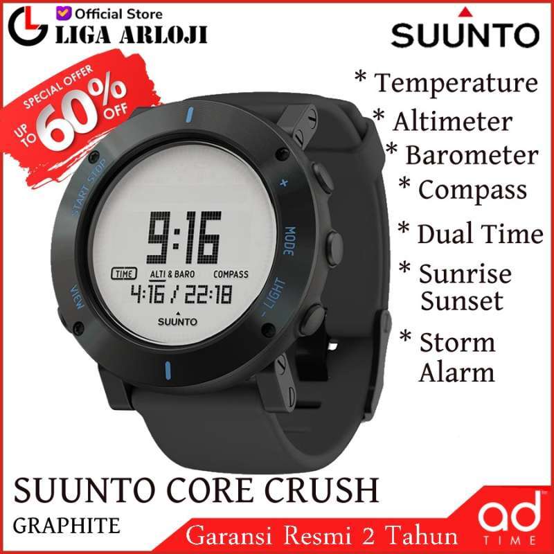 SALE Jam Tangan Pria Suunto Core Graphite Crush Altimeter Barometer  Compass - Main Image