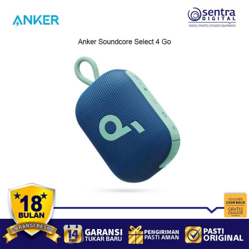 Anker Soundcore Wireless Speaker Select Go Portable Waterproof A31X1  Blue