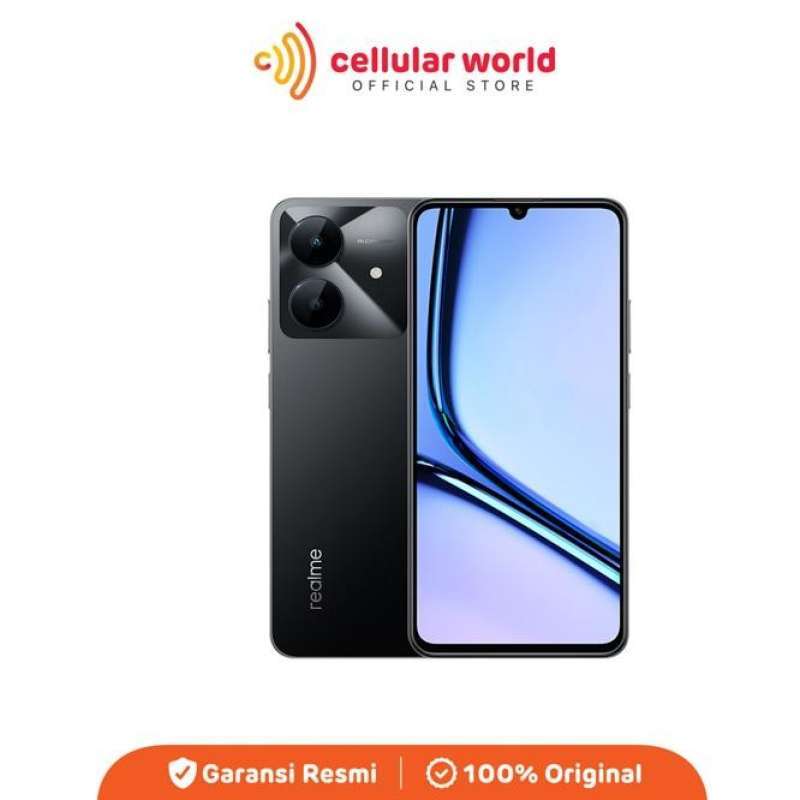 Jual Realme Note 60x 4/64gb [garansi Resmi] - Marble Black Di