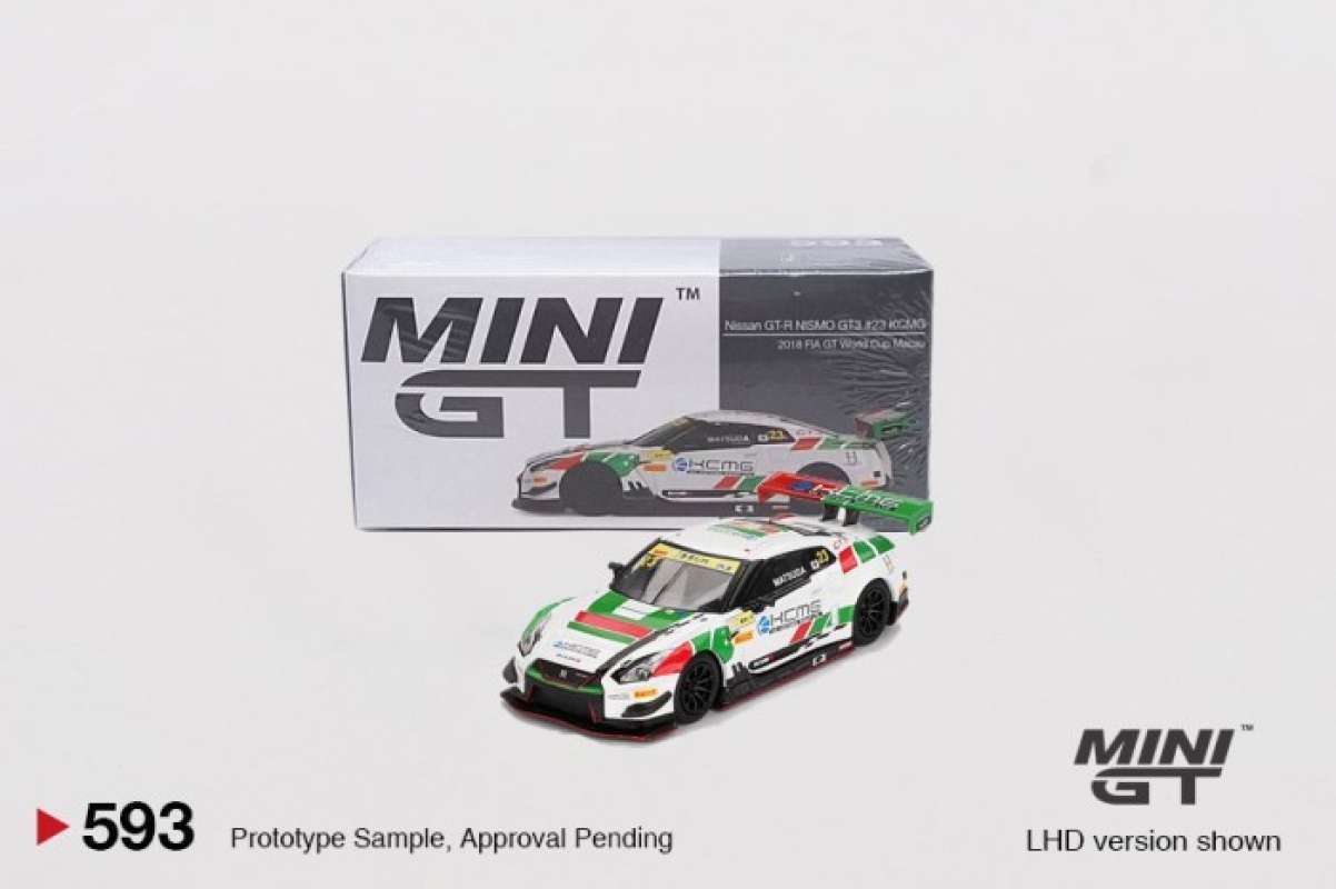 Mini GT 1:64 Nissan GT-R NISMO GT3 #23 KCMG 2018 - Edizione Limitata Per Collezionisti