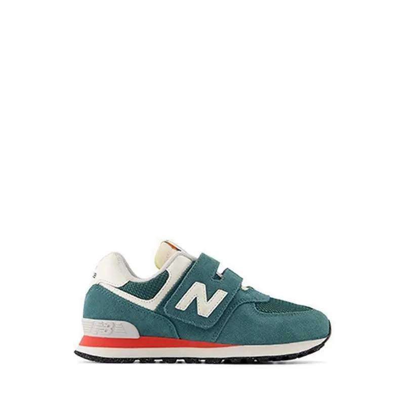 New Balance Kids 574 Shoes New Spruce (333) (NEWPV574VPG)