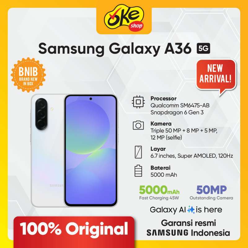 O2o Samsung Jual Samsung Galaxy A36 5g 8/256gb Di Seller Okeshop O2o Flagship Store ...