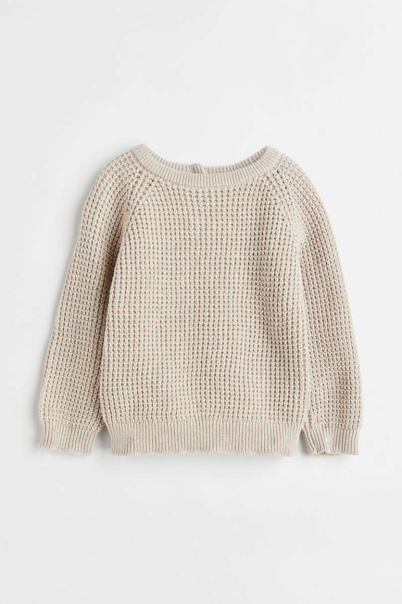 H&M Kids Willow Sweater Beige Pakaian Anak (0633917017)