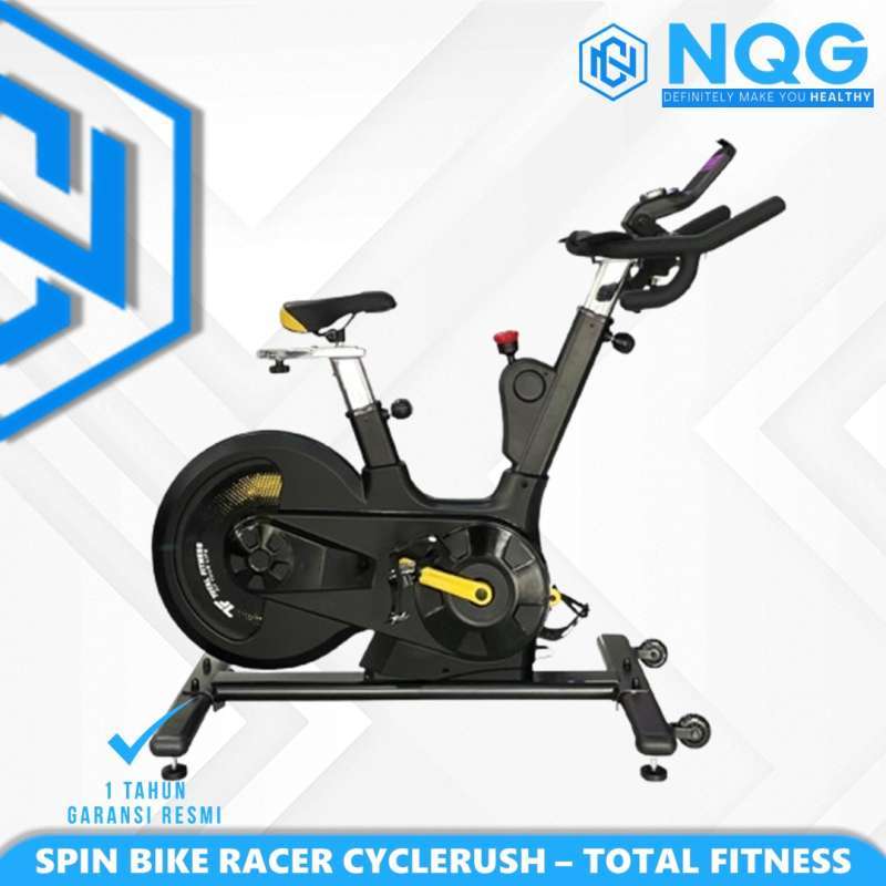 New Alat Olahraga Latihan Cardio Gym Fitness Sepeda Statis Spin Bike Racer  Cyclerush Total