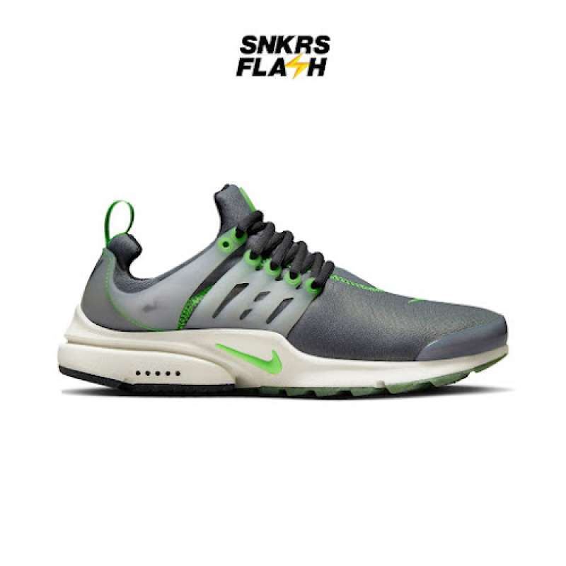 Sepatu Sneakers Pria NIKE AIR PRESTO SMOKE GREY SCREAM GREEN FJ2685001
