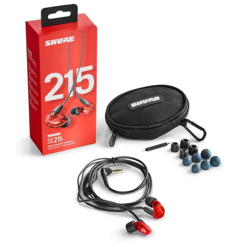 Shure SE215 Professional Earphone Special Edition Red