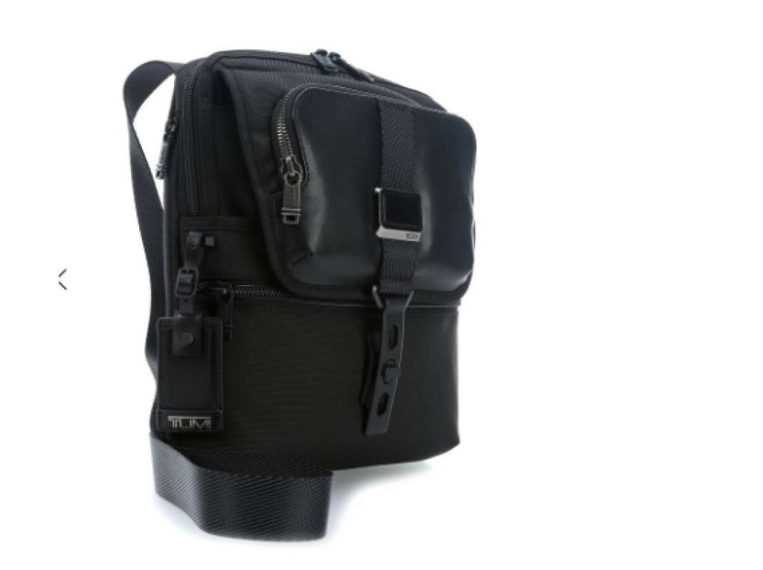 Jual Tumi Alpha Bravo Arnold Zip Flap - Tas Selempang Pria - Black