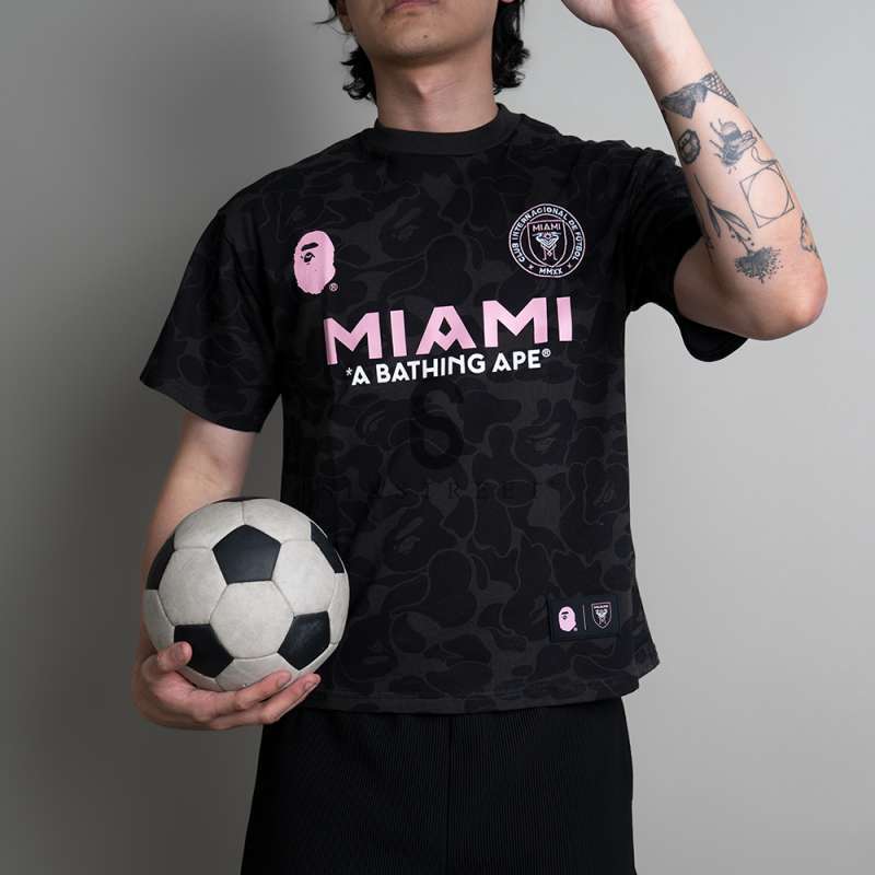 Jual Bape Tee X Inter Miami Cf Camo Black ( 100% Authentic