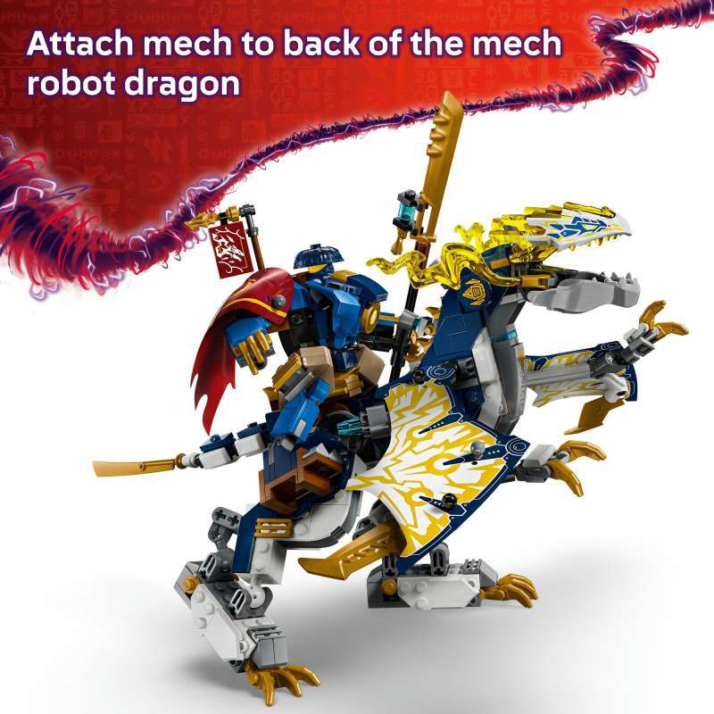 Promo LEGO Ninjago 71843 Rogue's Mech Dragon Rider (584 Pieces